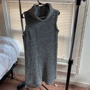 Sweater turtle neck dress